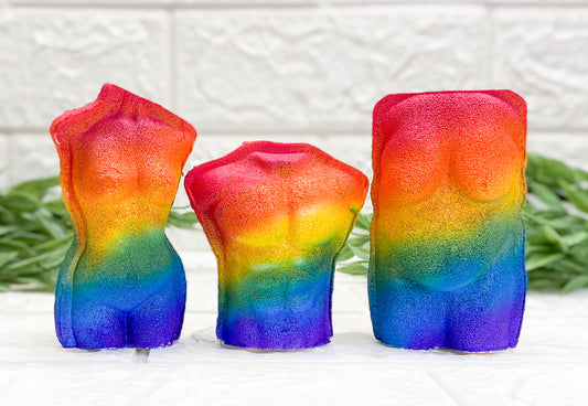 Pride Plus Sized Female Bust Bath Bomb