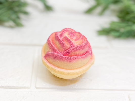 Pink Yellow Rose Bath Bomb