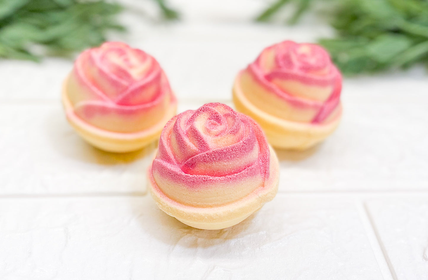 Pink Yellow Rose Bath Bomb