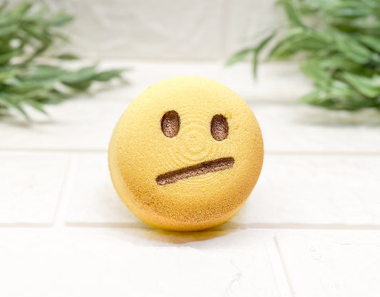 Meh Emoji Bath Bomb