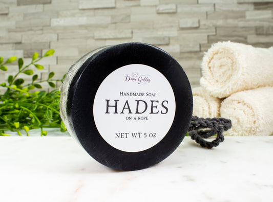 Hades Luffa Soap On A Rope - Divine Goddess Soaps