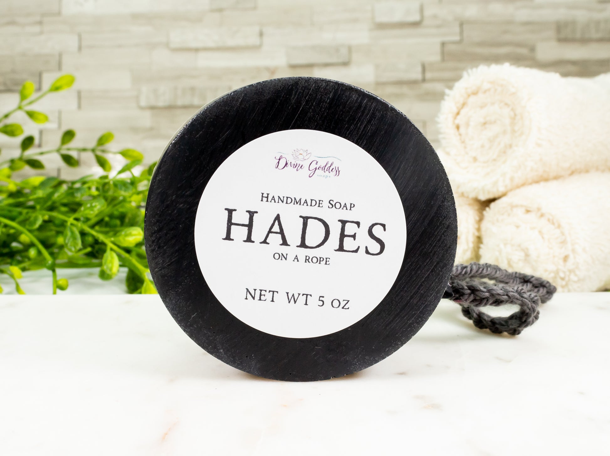 Hades Luffa Soap On A Rope - Divine Goddess Soaps