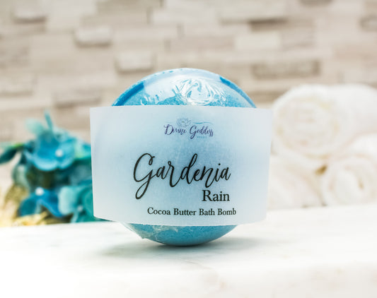 Gardenia Rain Bath Bomb - Divine Goddess Soaps