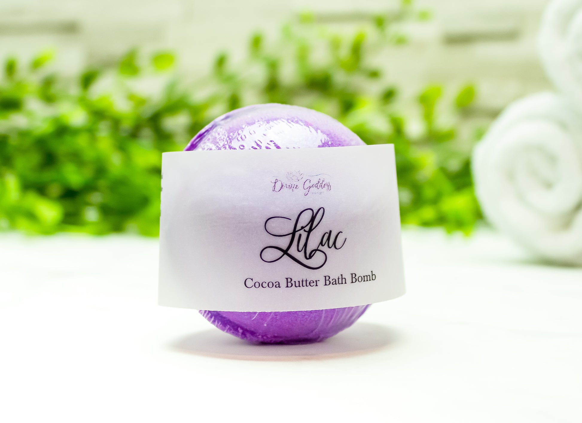 Lilac Bath Bomb - Divine Goddess Soaps