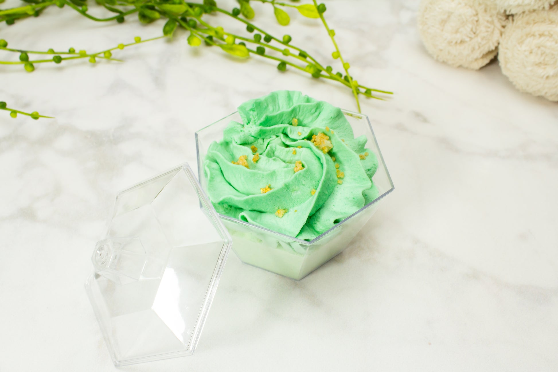 Cucumber Basil Mint Bath Shot - Divine Goddess Soaps