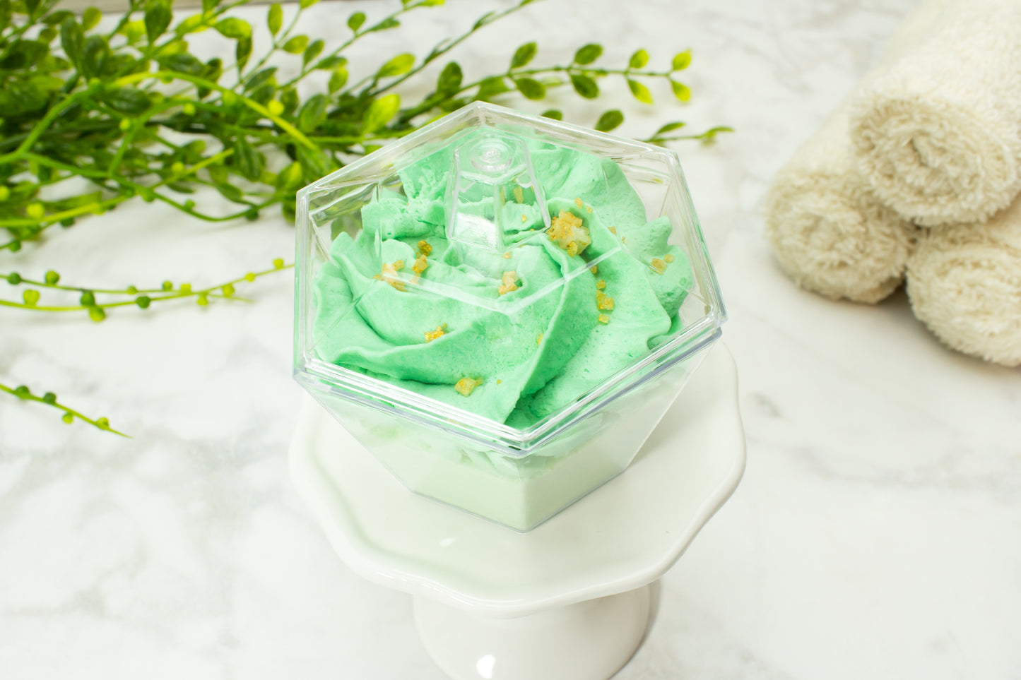 Cucumber Basil Mint Bath Shot - Divine Goddess Soaps