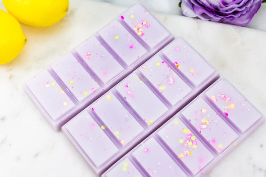 Lemon Lavender Wax Melt Snap Bar - Divine Goddess Soaps