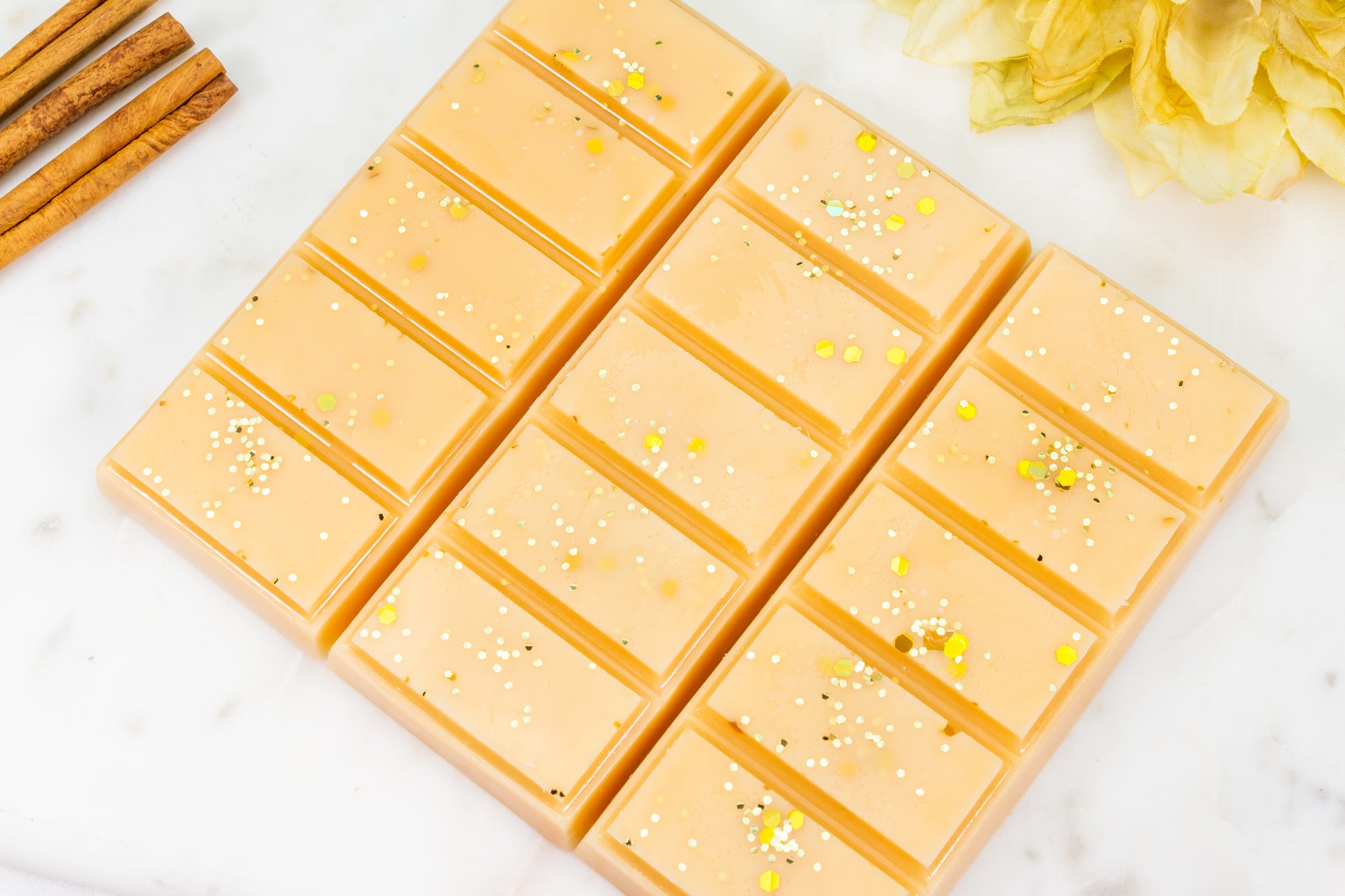 Creme Brûlée Wax Melt Snap Bar - Divine Goddess Soaps