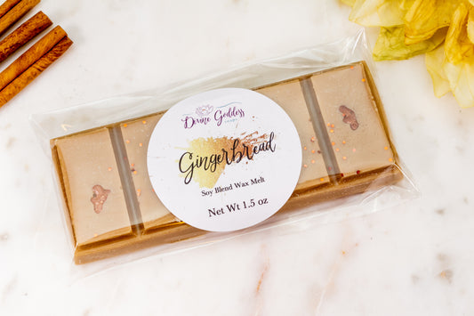 Gingerbread Wax Melt Snap Bar - Divine Goddess Soaps