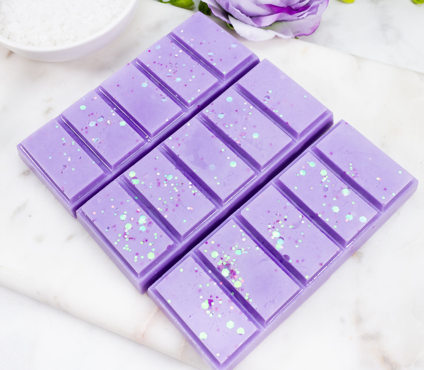 Sea Salt and Orchid Wax Melt Snap Bar - Divine Goddess Soaps