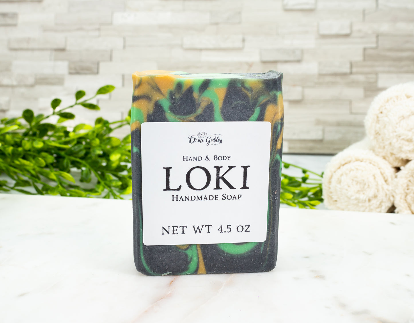 Loki Coconut Milk Bar Soap - Divine Goddess Soaps