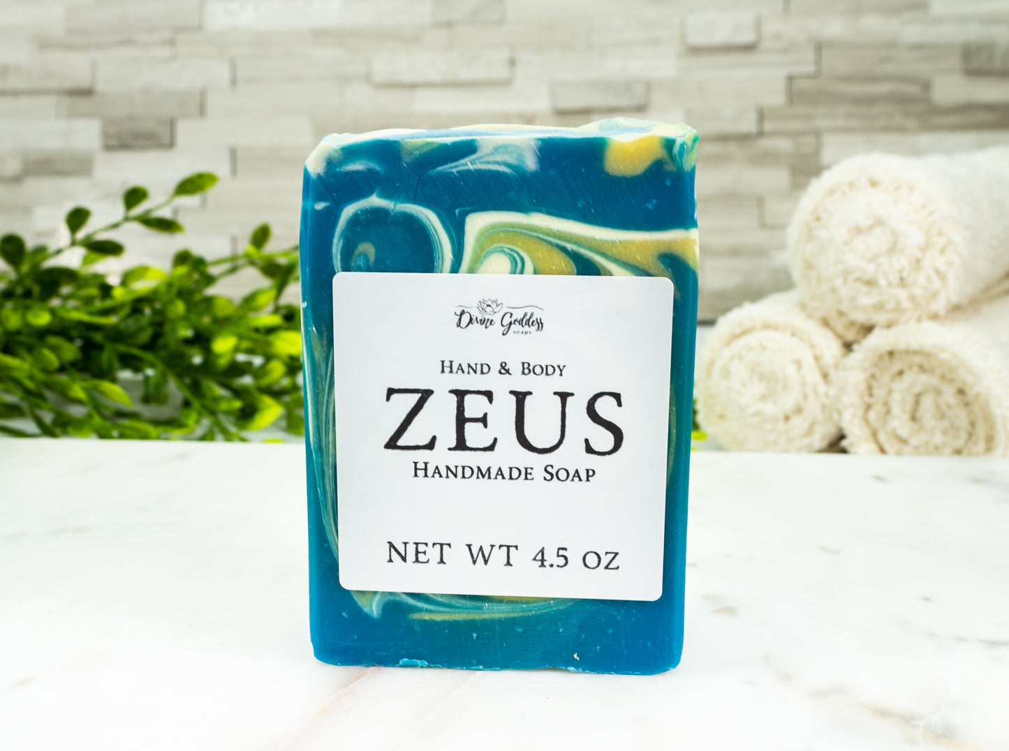 Zeus Coconut Milk Bar Soap - Divine Goddess Soaps