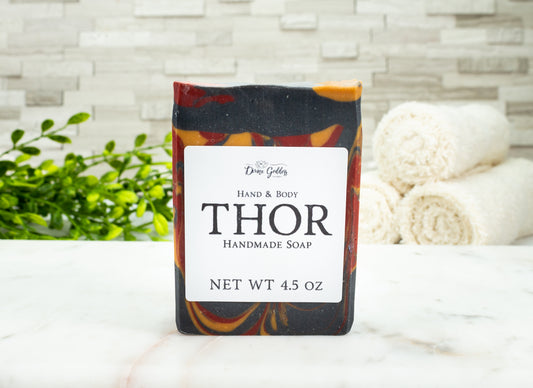 Thor Coconut Milk Bar Soap - Divine Goddess Soaps