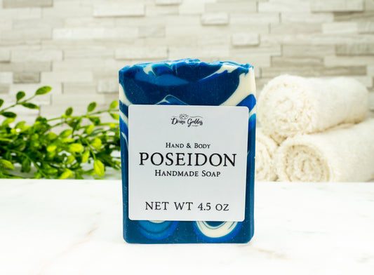 Poseidon Coconut Milk Bar Soap - Divine Goddess Soaps