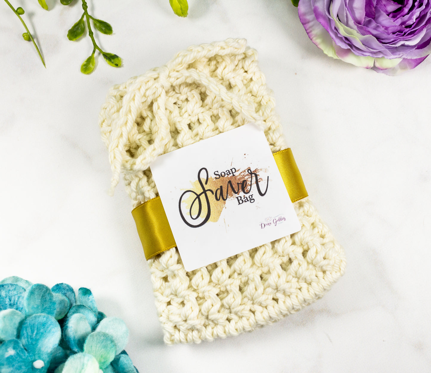 Ivory Soap Saver Bag - Divine Goddess Soaps