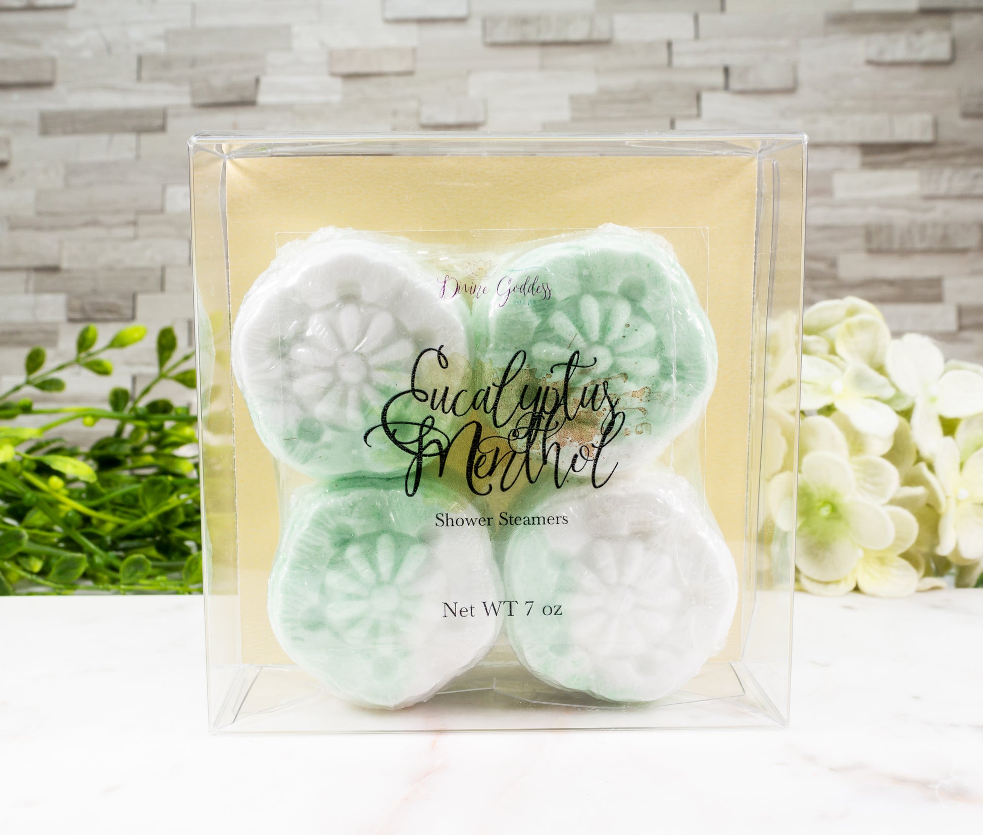 Eucalyptus Menthol Shower Steamers - Divine Goddess Soaps