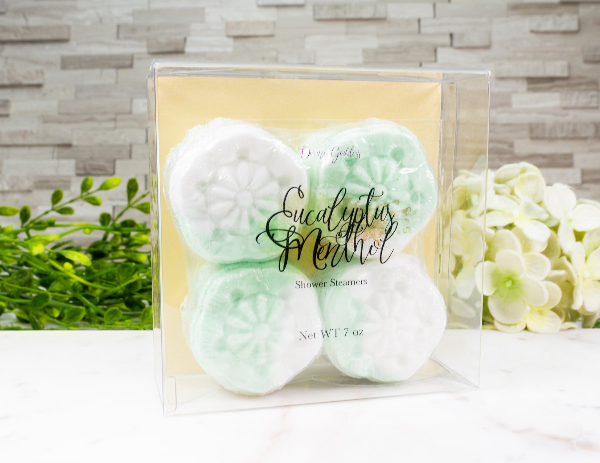 Eucalyptus Menthol Shower Steamers - Divine Goddess Soaps