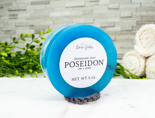 Poseidon Luffa Soap On A Rope - Divine Goddess Soaps