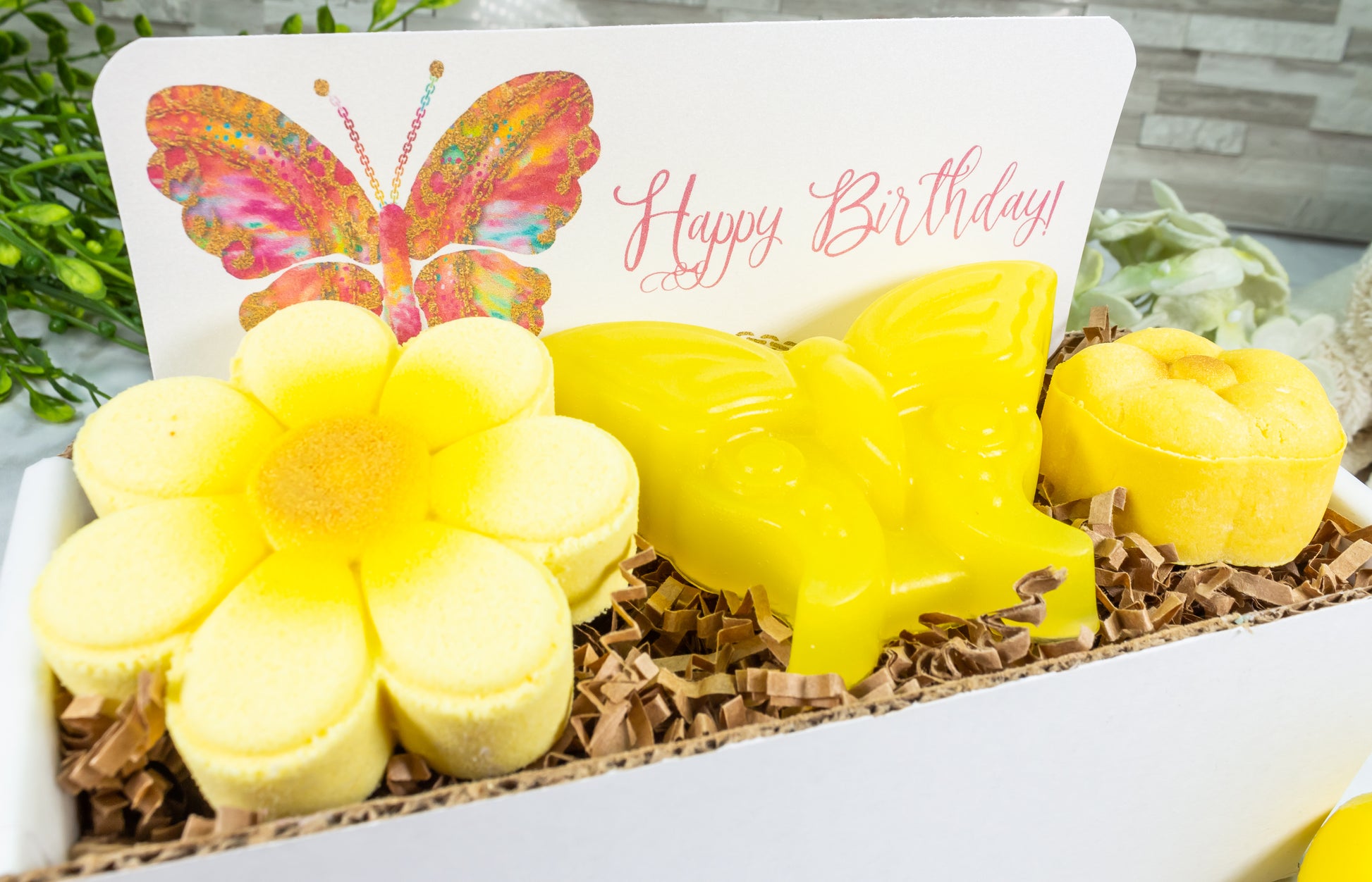 Raspberry Lemonade Happy Birthday Gift Set - Divine Goddess Soaps