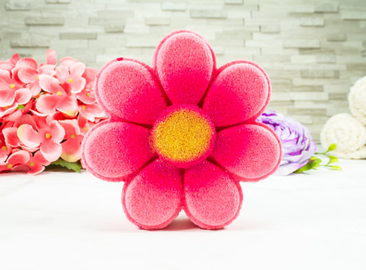 Strawberry Martini  Flower Bath Bomb - Divine Goddess Soaps