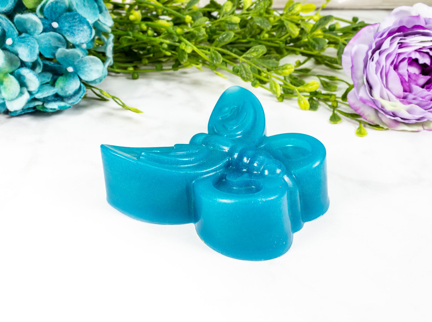 Blue Raspberry Butterfly Soap Bar