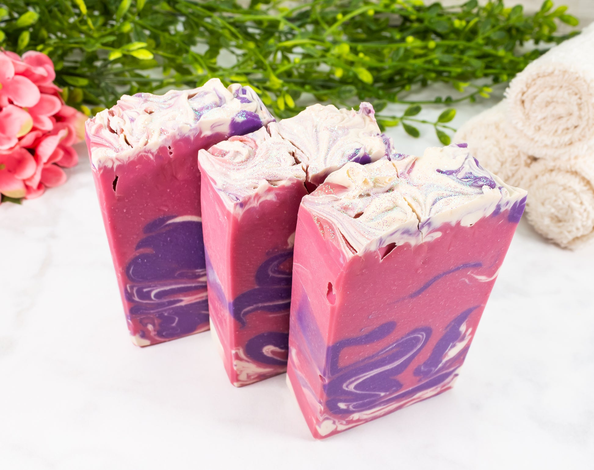 Lilac Coconut Milk Bar Soap - Divine Goddess Soaps