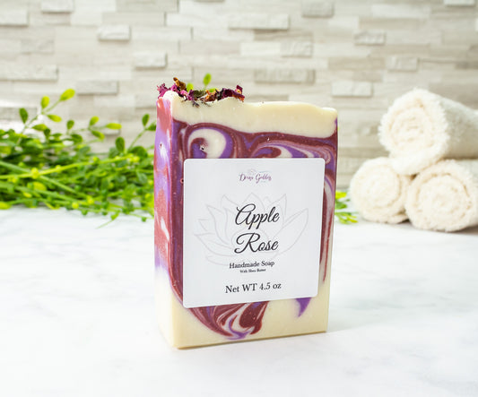 Apple Rose Handmade Bar Soap