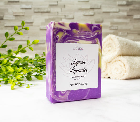 Lemon Lavender Handmade Bar Soap