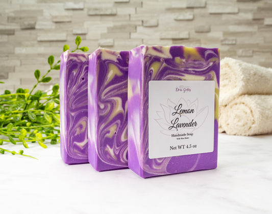 Lemon Lavender Handmade Bar Soap