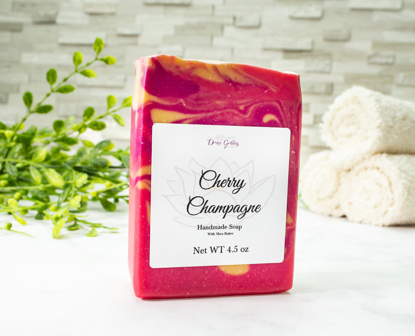 Cherry Champagne Handmade Bar Soap