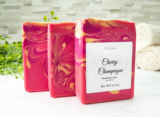 Cherry Champagne Handmade Bar Soap
