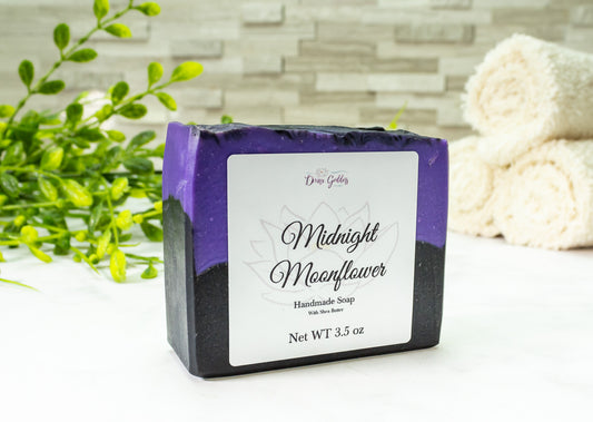 Midnight Moonflower Handmade Bar Soap