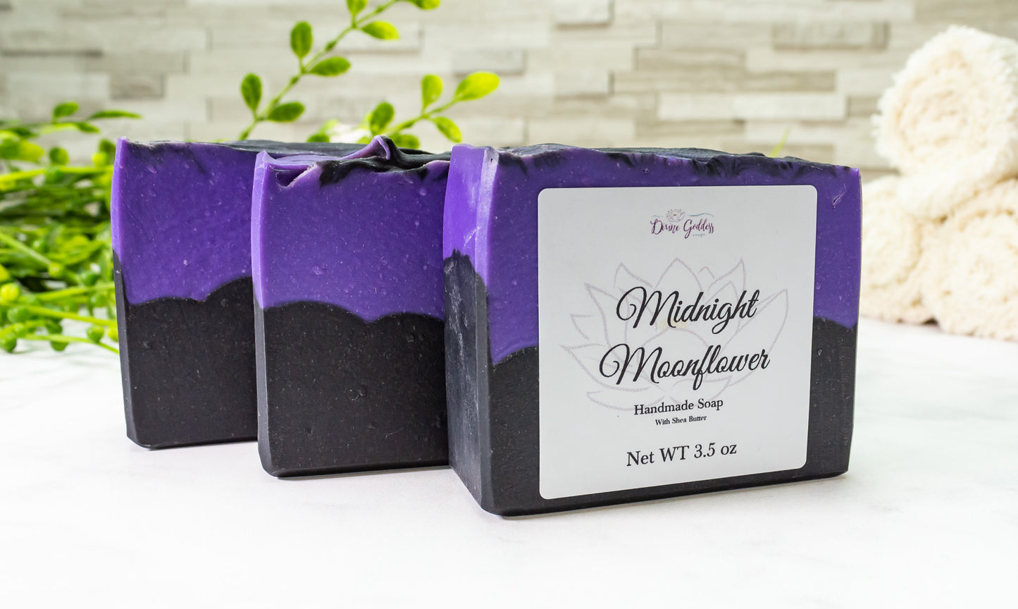 Midnight Moonflower Handmade Bar Soap