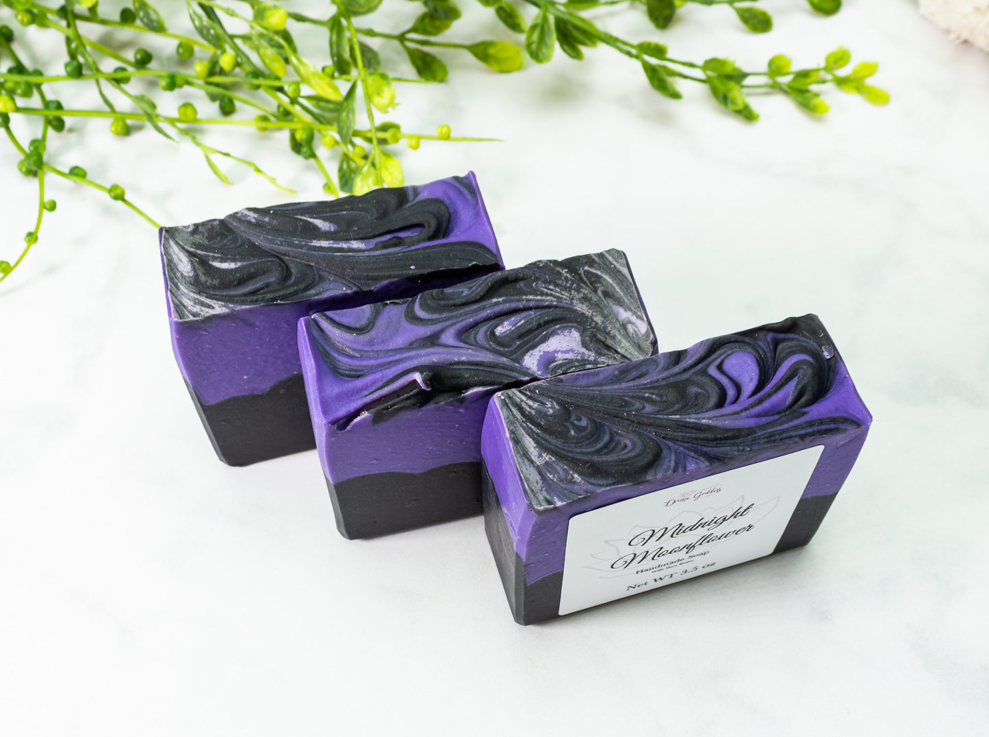 Midnight Moonflower Handmade Bar Soap