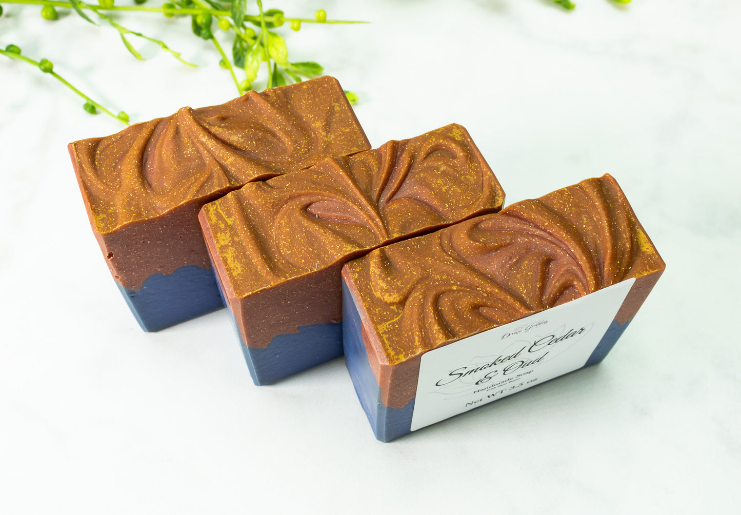 Smoked Cedar & Oud Handmade Bar Soap