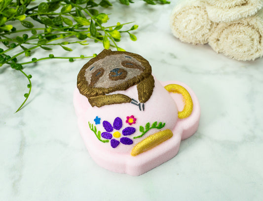 Sloth in a Teacup Large Bath Bomb