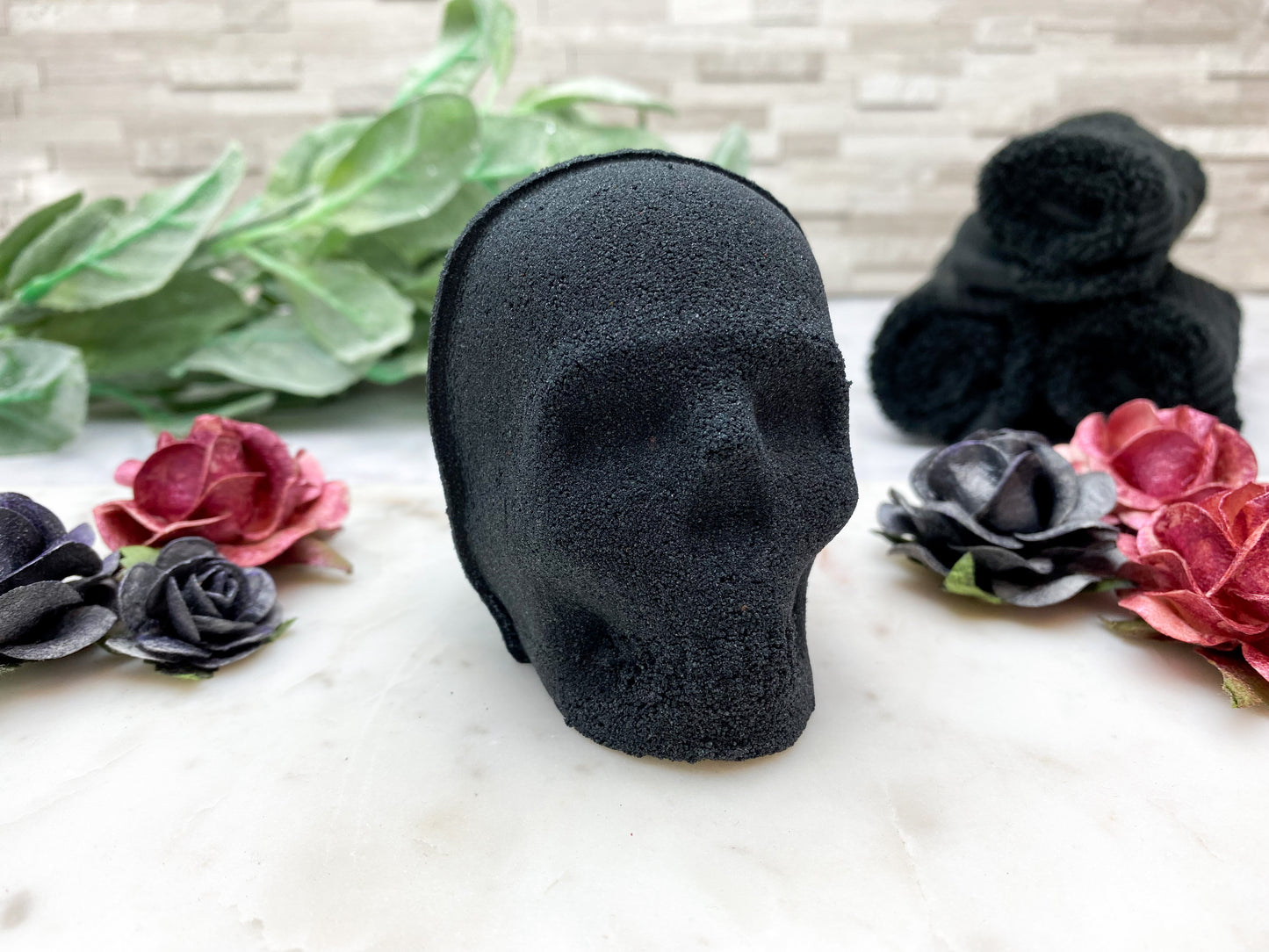 Black Scull Bath Bomb - Divine Goddess Soaps