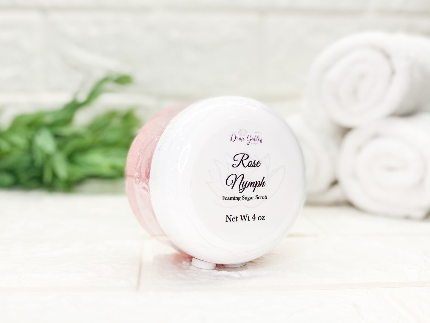 Rose Nymph Foaming Sugar Scrub