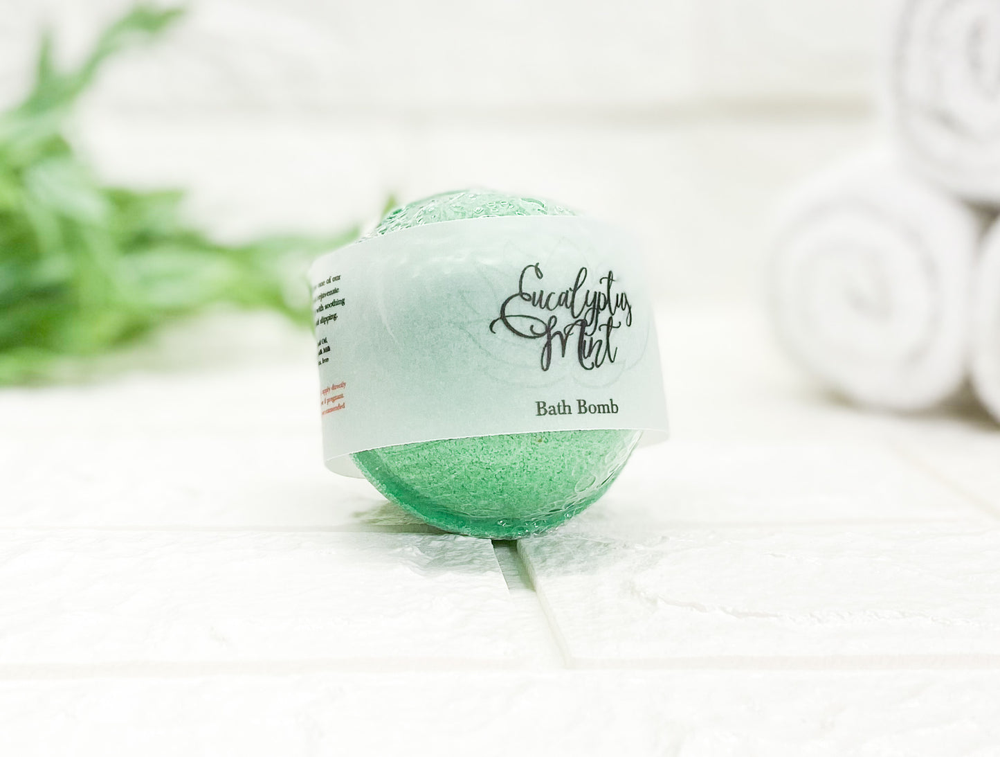 Eucalyptus Mint Round Bath Bomb