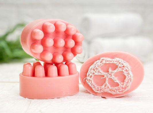 Grapefruit Bellini Luffa Massage Soap Bar